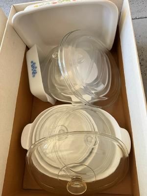 Vintage Corning Ware & Covered Casserole Dish Collection