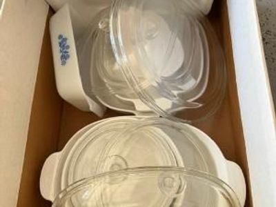 Vintage Corning Ware & Covered Casserole Dish Collection