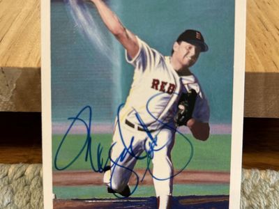 Roger Clemens Autograph Boston Red Sox’s Hand Signed ScoreMasters Insert Auto MLB Card