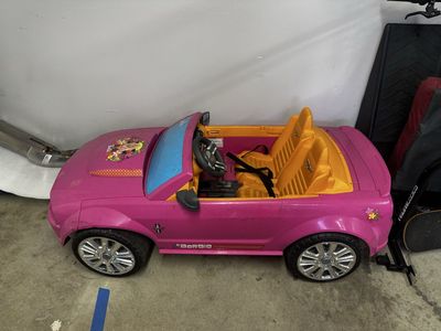 Power Wheels Barbie Mustang