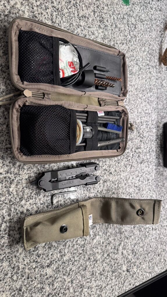 .556/.223 Gun Cleaning Kit And Gerber Multi Tool