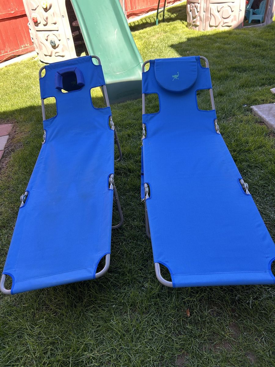 Adjustable Reclining Beach Chairs