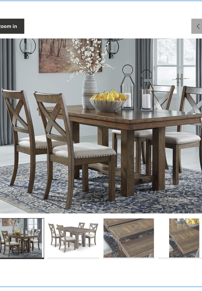 Ashley Morivale dining set in mesquite Nevada