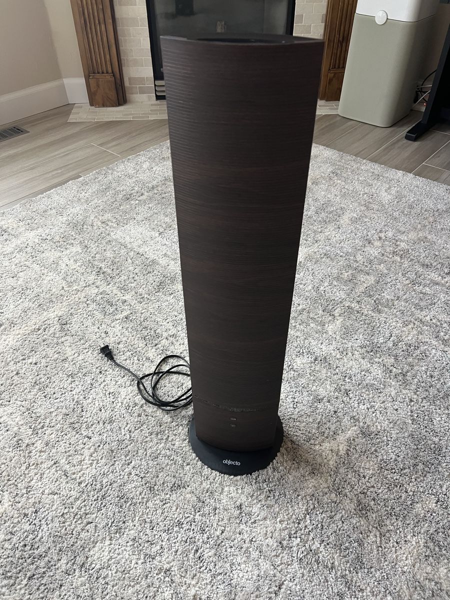 Objecto H5 Tower Humidifier/Diffuser - Dark Wood Grain Finish