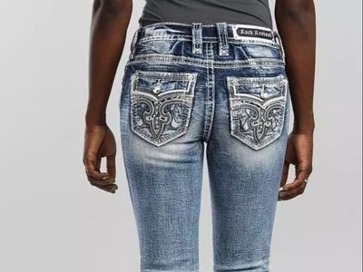 Rock Revival Peacoat Mid-Rise Skinny Jean (26x31)