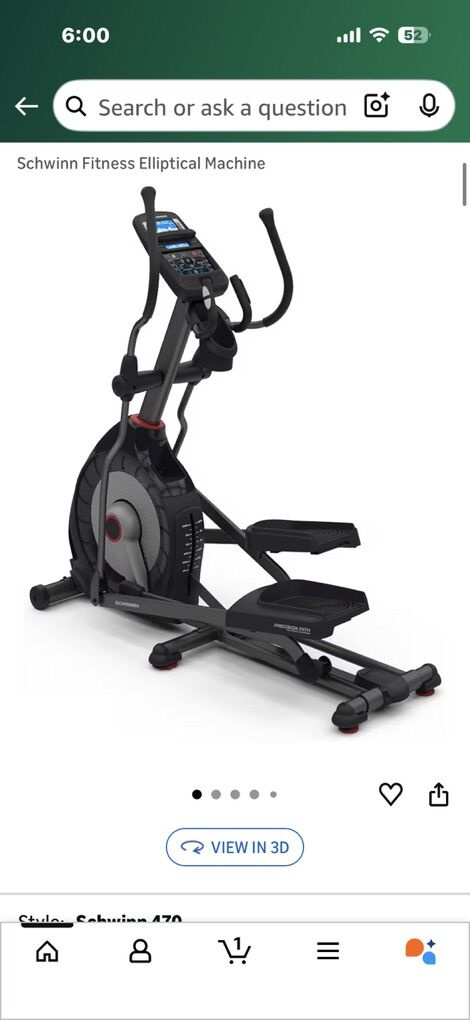 Schwinn 470 Elliptical