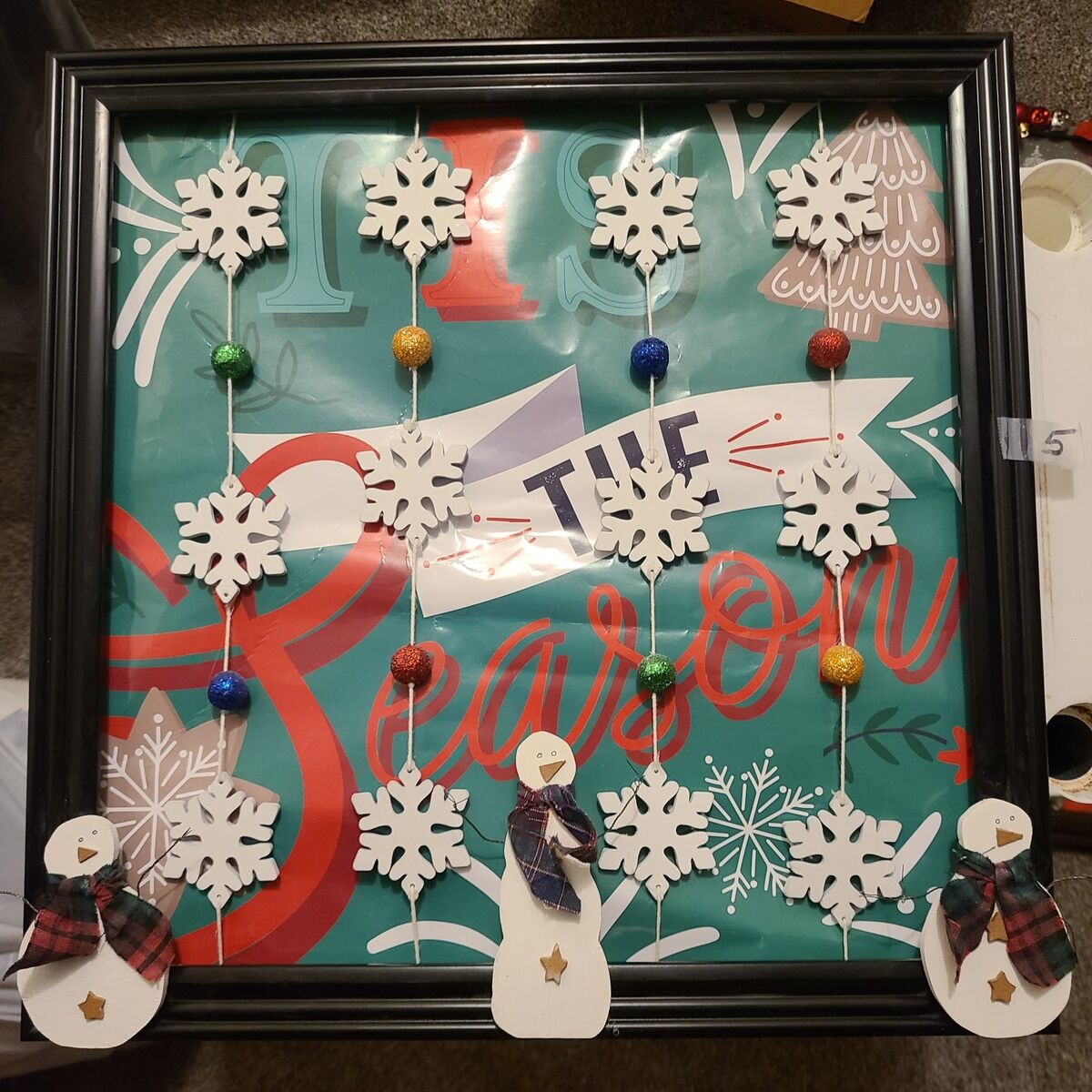 #5 Tis The Season Decoration 18x18