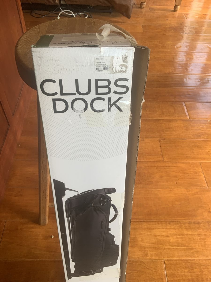 Clubs Dock Golf Bag Storage & Display System - New in Box
