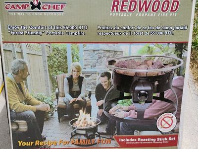 Camp Chef Redwood Portable Propane Fire Pit