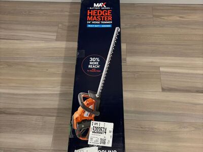 NEW-Husqvarna HedgeMaster 320iHD60 40-volt 24-in Battery Hedge Trimmer 4 Ah Battery+Charger included
