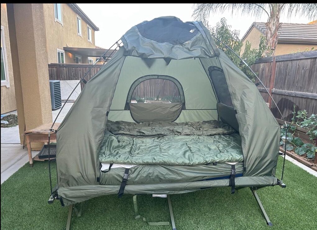 Double Cot With Tent