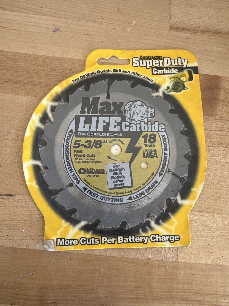 Super Duty Carbide Max Life 5-3/8 Wood Blade