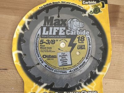 Super Duty Carbide Max Life 5-3/8 Wood Blade