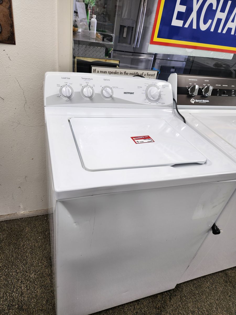 GREAT HOTPOINT TOPLOAD WASHER! W-WARRANTY