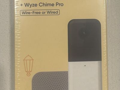 NEW Wyze Wireless Video Doorbell Camera Chime Pro