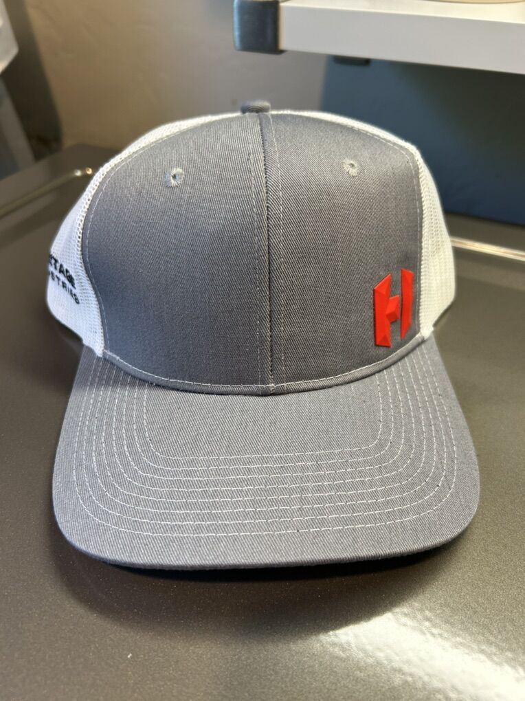 Heritage Industries Gray White Baseball Hat