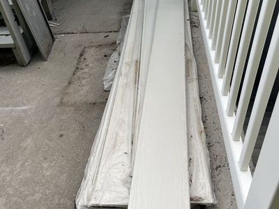 Gray Stone siding strips