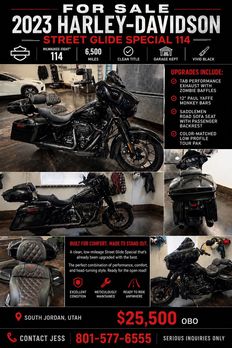 Pristine 2023 Street Glide Special