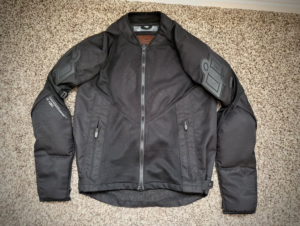 Icon Mesh AF CE Motorcycle Jacket Size SMALL