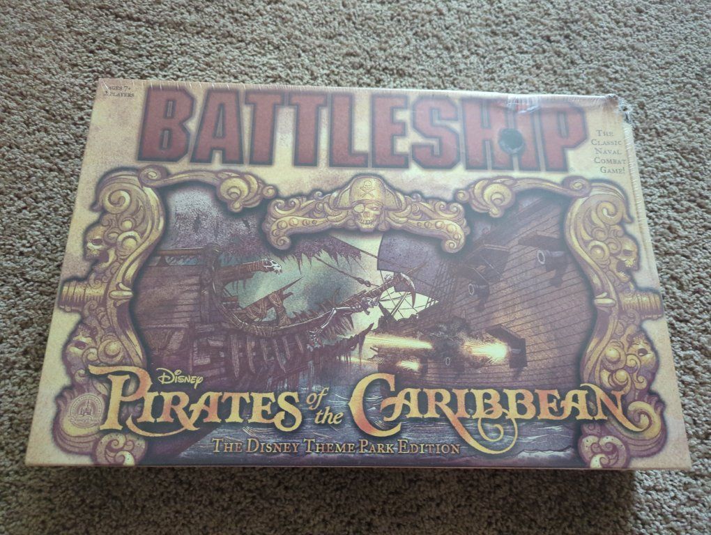 Disney Pirates of the Caribbean Battleship Theme Park Edition Board Game Sealed