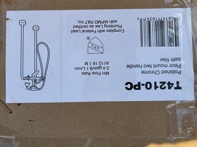 Transolid Cromwell Polished Chrome Freestanding Bathtub Faucet with Hand Shower T4210-PC
