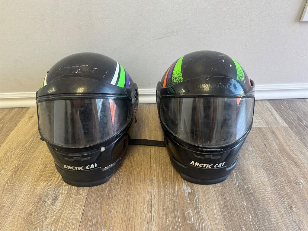 2 Artic Cat Helmets