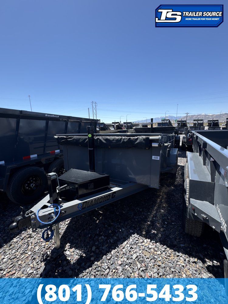 Diamond C MDT 206 6.5x12 ft Dump Trailer 32" Sides 10K GVWR