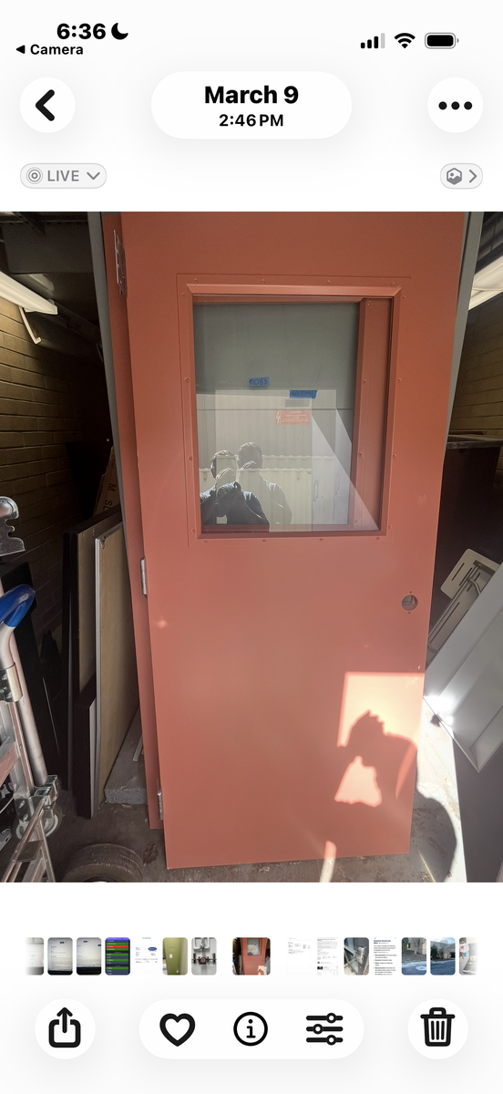 Solid wooden commercial doors