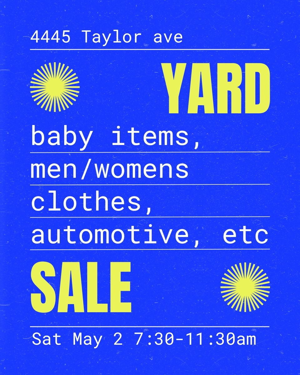 Yard sale East Ogden