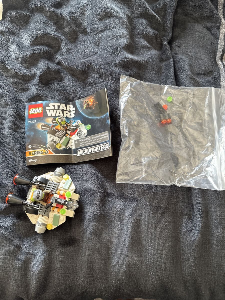LEGO Star Wars 75127 Microfighters Series 3 The Ghost w/ Manual & Extra Pieces