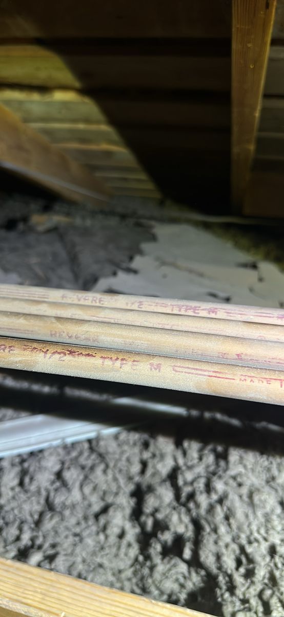 20’ 1/2” copper pipe