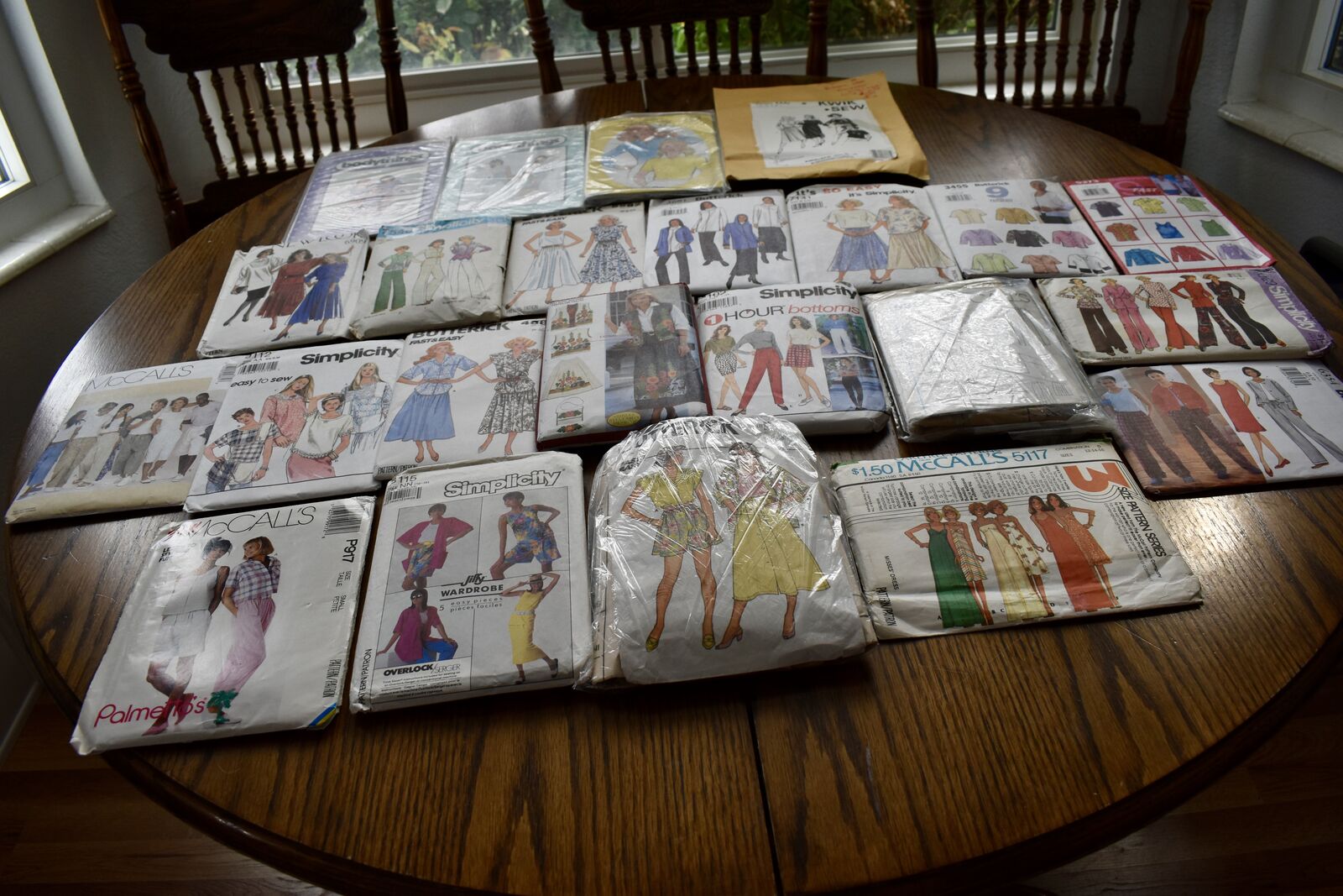 Several Different Vintage Patterns for Women In Women's Sizes From Small Petite Up To Extra Large Size 20