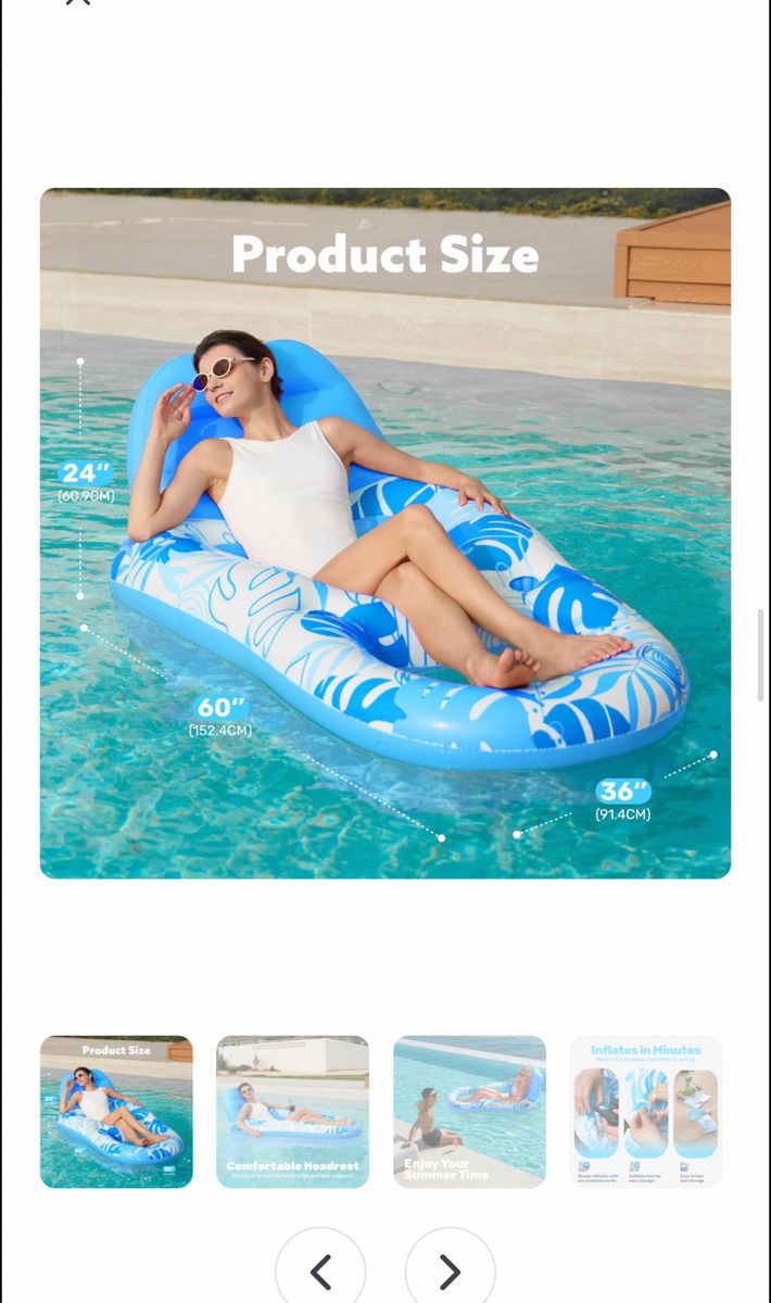 SLOOSH chair pool float
