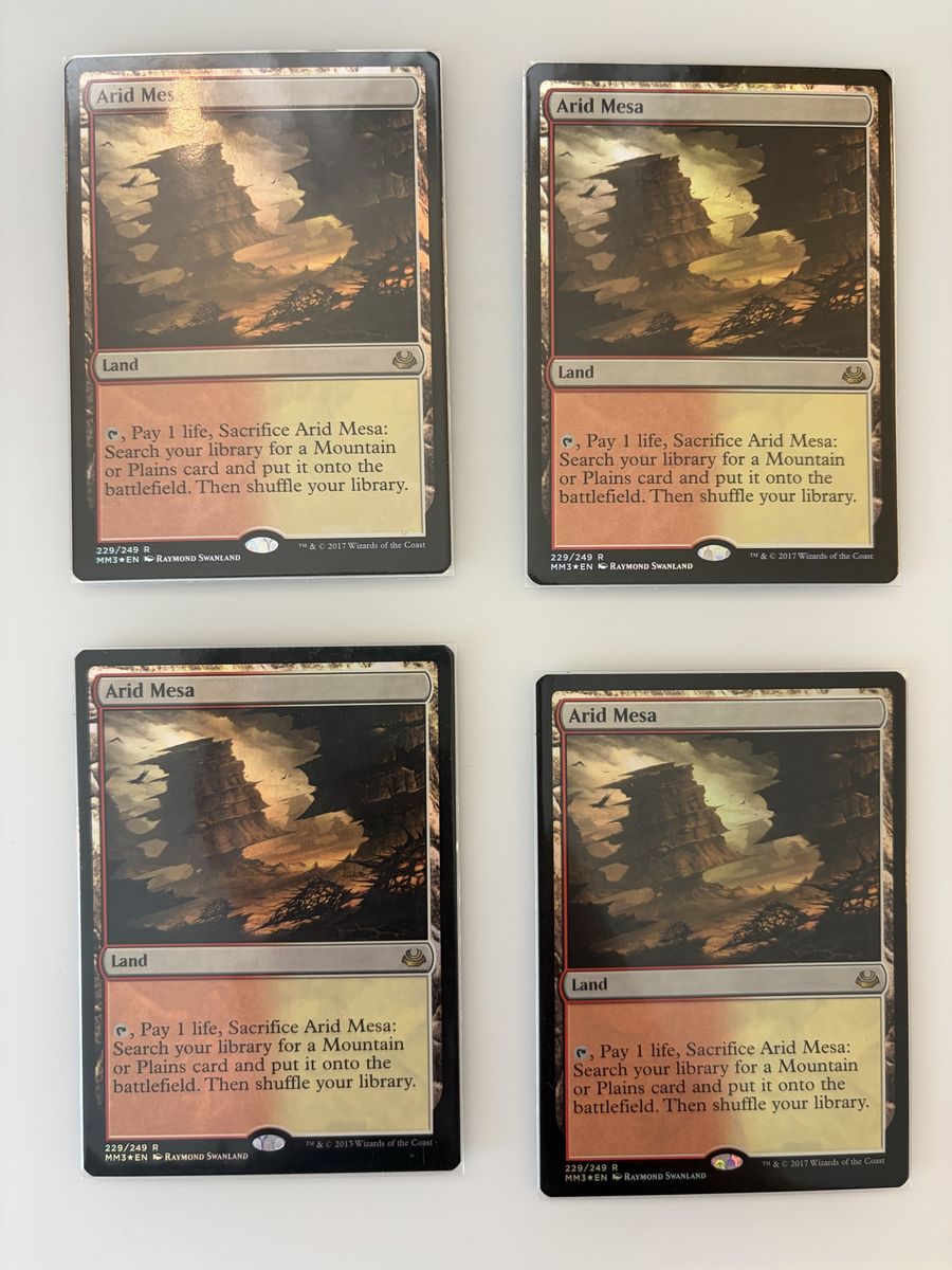 Arid Mesa foil fetchland playtest MTG - Near Mint