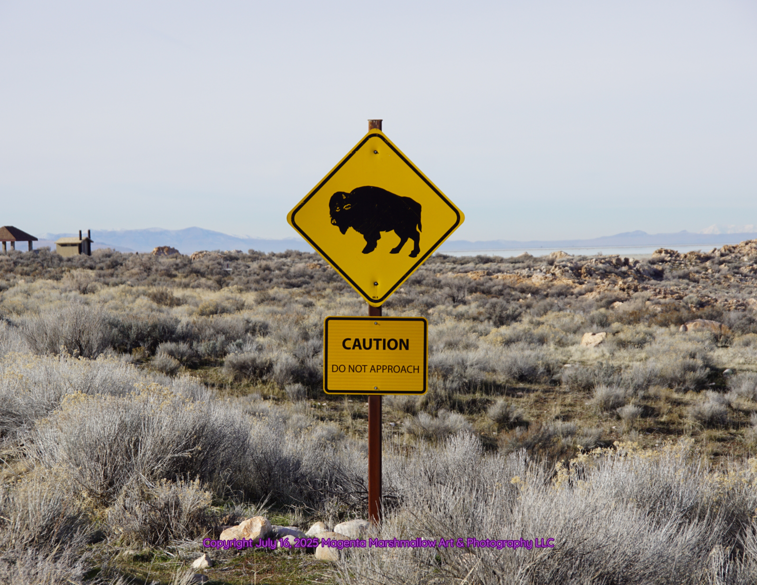 Caution Do Not Approach - Canvas Print