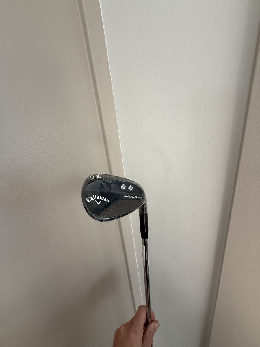 New Callaway Jaws Raw Black 58 Degree Wedge