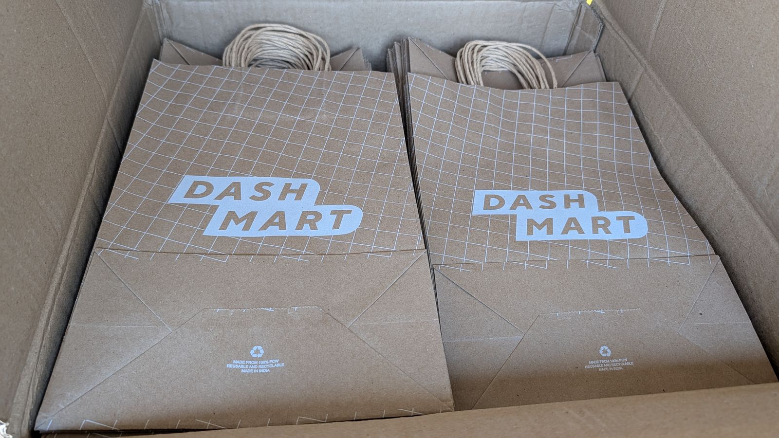 400 Door Dash Brown Paper Bags