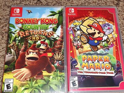 New Nintendo Switch Games (Donkey Kong/Paper Mario