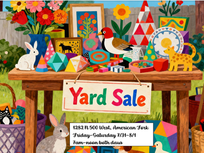 Yard sale / Estate sale Fri-Sat 7/31-8/1 7am-noon both days