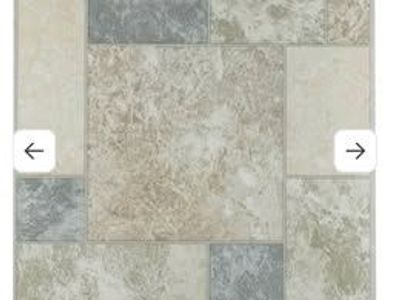 NEW Peel & Stick Floor Tiles - 45 Sq Ft - Marble Look Flooring