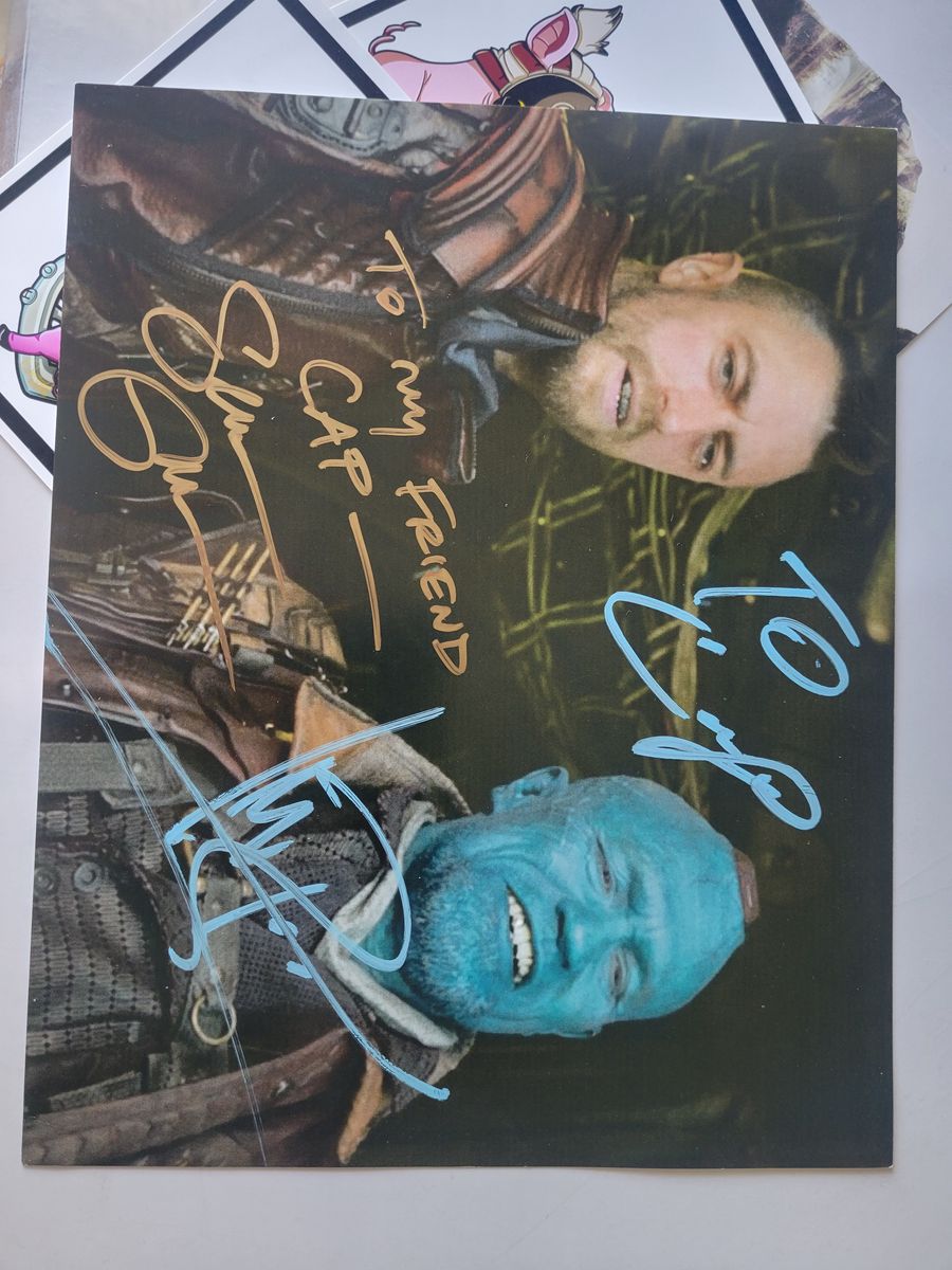 Micheal Rooker and Sean Gunn autograph