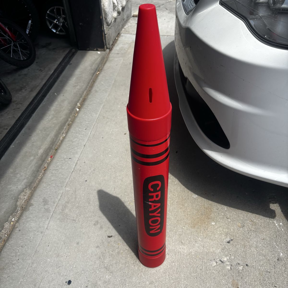 Fun kids Giant crayon change cash piggy bank