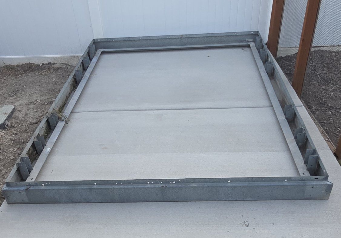 Heavy-Duty Galvanized Steel Metal Base Frame Base Kit