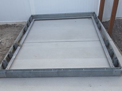 Heavy-Duty Galvanized Steel Metal Base Frame Base Kit
