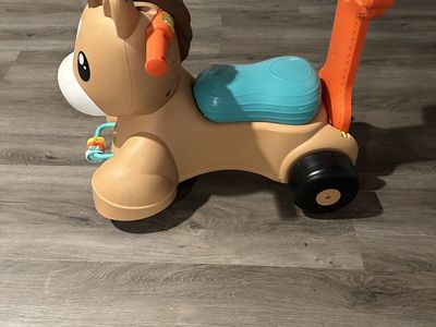 Fisher-Price Walk, Bounce & Ride Pony – Musical Ride-On Toy