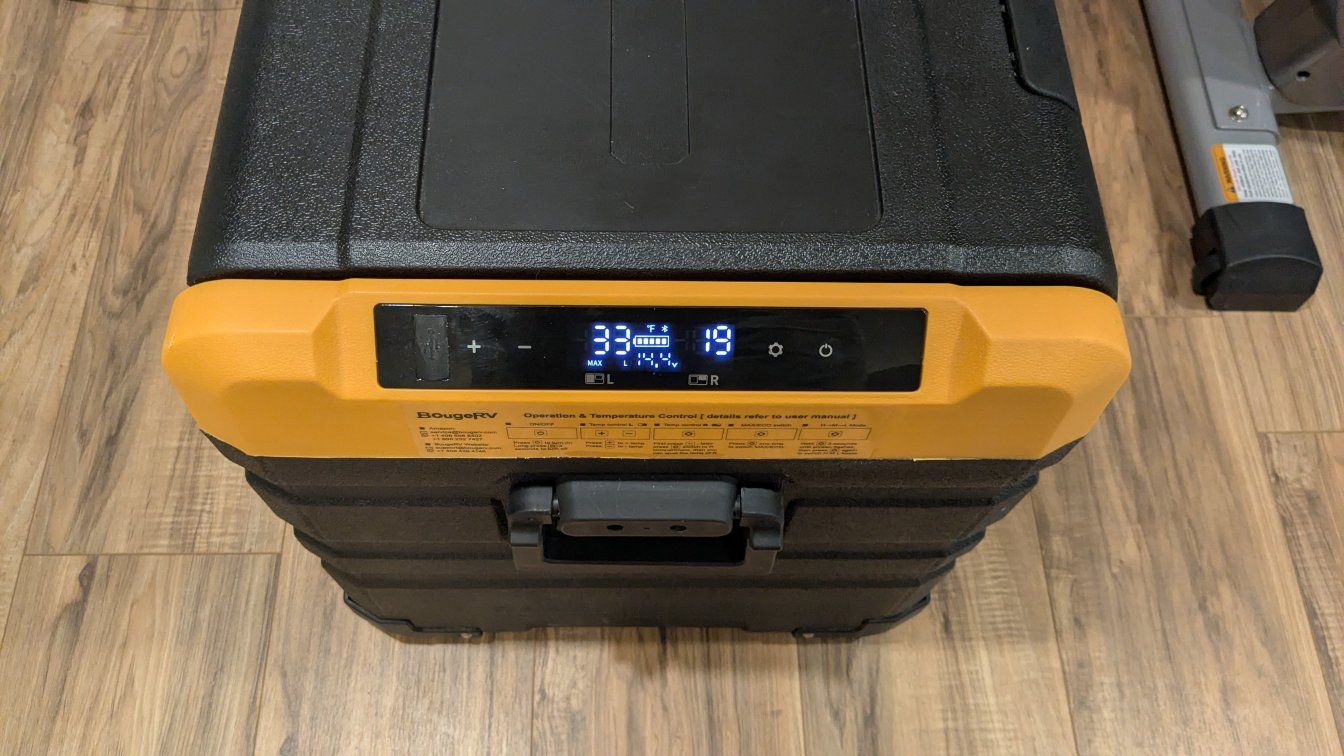 BougeRV 12/24 Volt Car Refrigerator Dual Zone 35l