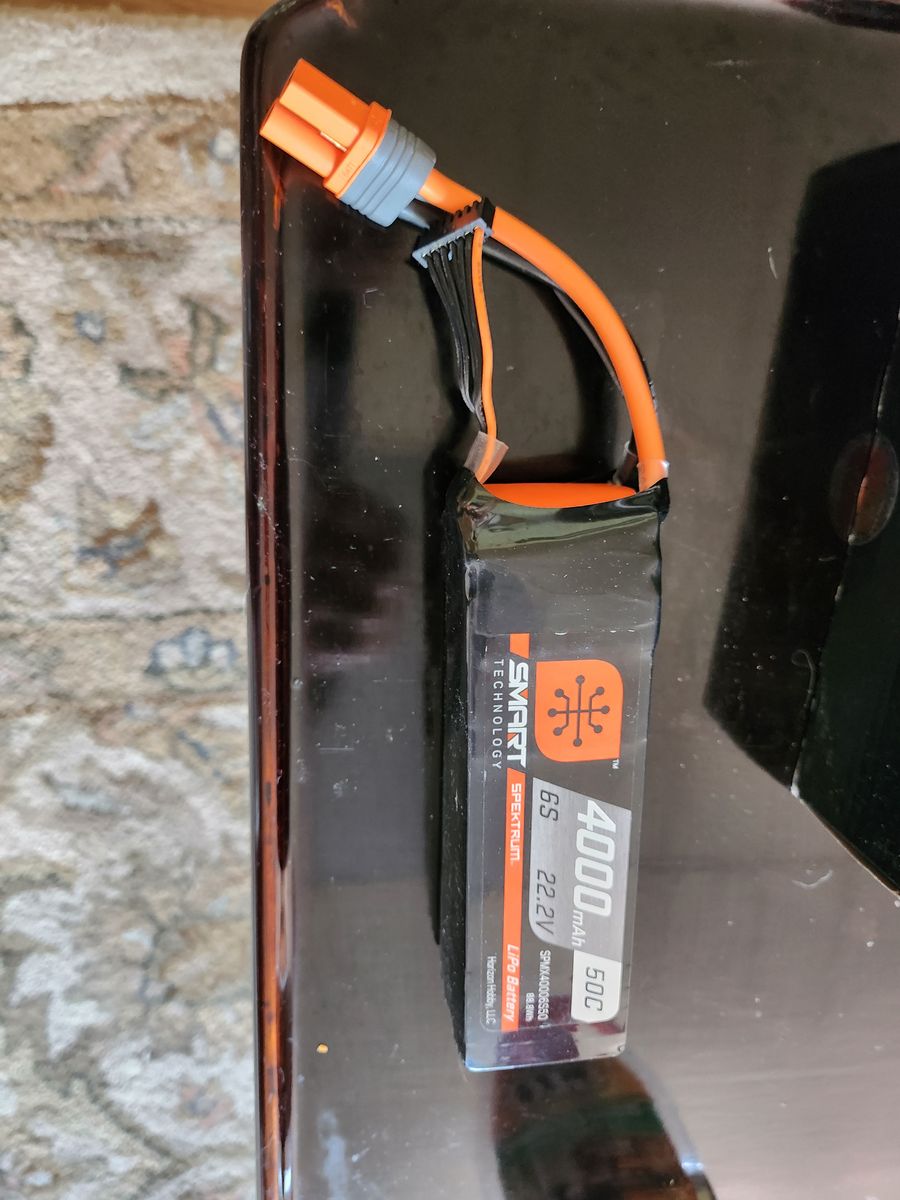 Sektrum 6s 4000 mah 50c batteries x3