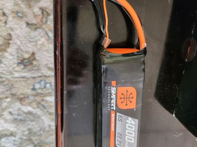 Sektrum 6s 4000 mah 50c batteries x3