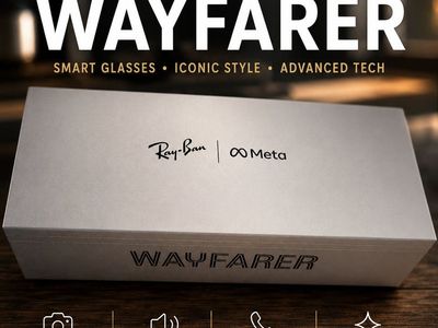 Brand New Sealed Ray-Ban Meta Wayfarer RW4006 Matte Black Polar Gradient Graphite Smart Glasses