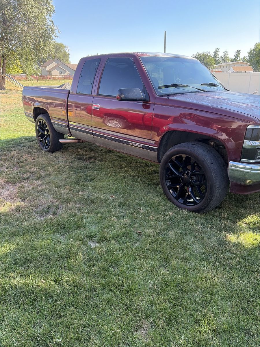 Black chevy snowflake wheels 